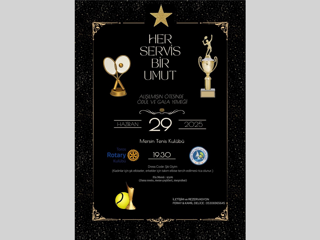 HER SERVİS BİR UMUT TENİS TURNUVASI SONA ERDİ...