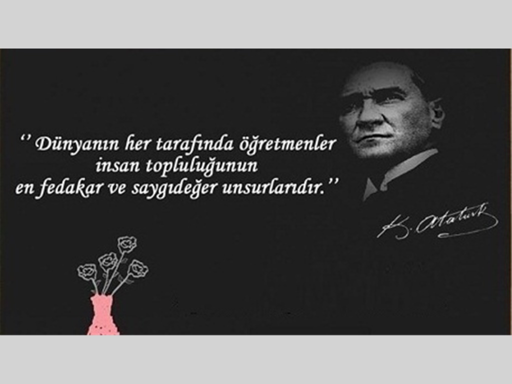 24 KASIM ÖĞRETMENLER GÜNÜNÜZ KUTLU OLSUN...
