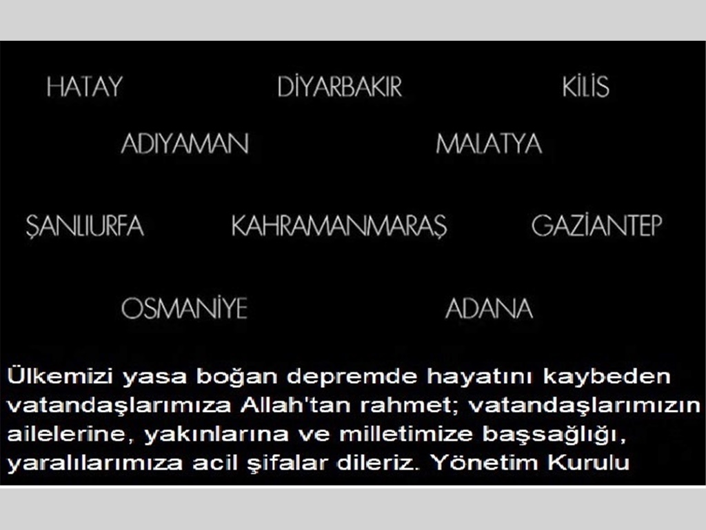 GEÇMİŞ OLSUN...!